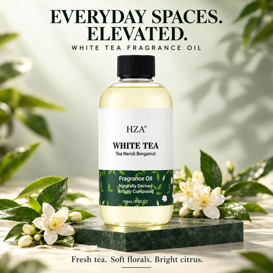 White Tea Diffuser Oil – Fresh Neroli & Bergamot, Hotel-Inspired Scent
