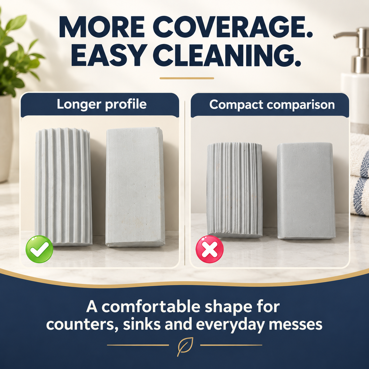Multi-Purpose Cleaning Sponge – Soft & Reusable